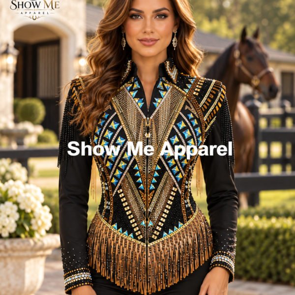 Western Women  Vest with Shirt Showmanship Horsemanship vest with Shirt V-S-6